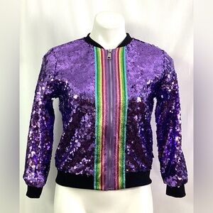 NWOT-JoJo’s-“DREAM”-sequin jacket – girls 10/12